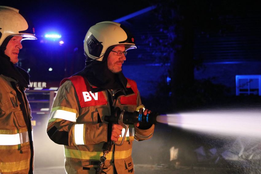 Rhenen/Achterberg, 31 augustus 2016. Afscheid van brandweerman Teus uit Achterberg.