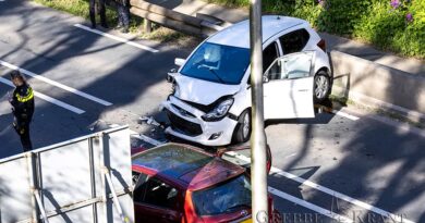 Frontale aanrijding Lijnweg