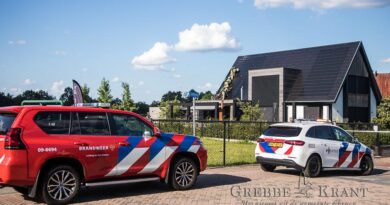 Dakbrand woning in Achterberg