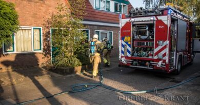 Woningbrand Berkenlaan
