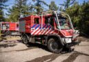 Bosbrand bij trimbaan aan de Autoweg Bosbrand bij trimbaan aan de Autoweg